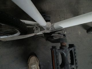 Bicicleta vintage blanca