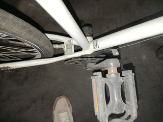 Bicicleta vintage blanca
