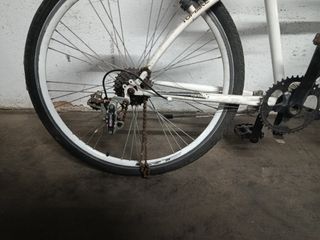 Bicicleta vintage blanca