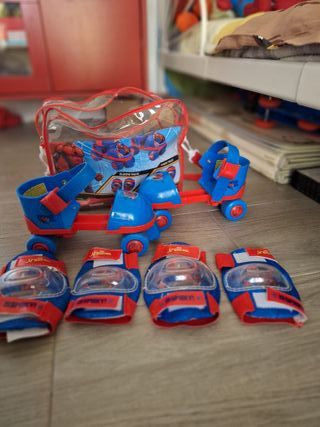 Patines Infantiles Spiderman Ajustables