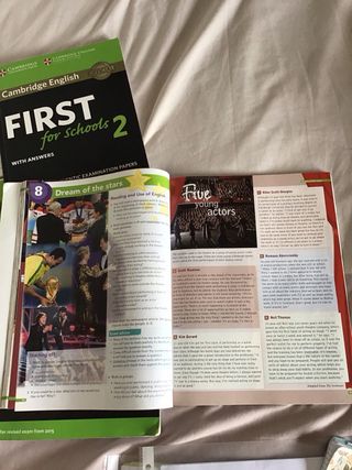 conjunto libros para la preparación exámenes First