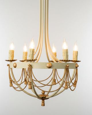 Lámpara de hierro estilo provenzal