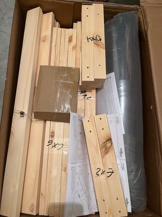 Juego 2 sillas madera terraza con cojines