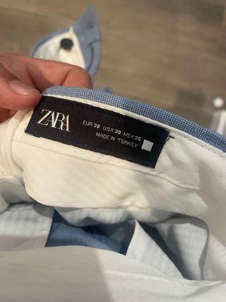 Traje Zara Azul