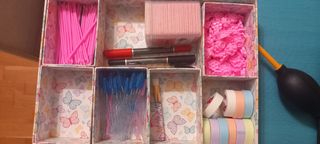 Material kit pestañas pelo a pelo