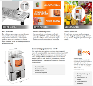Exprimidor de Naranjas Profesional