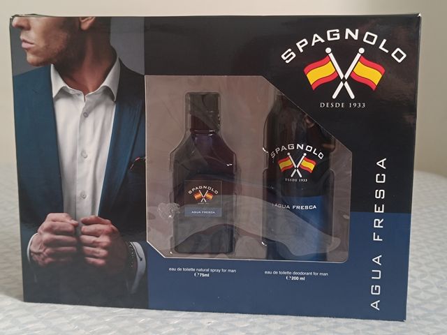 Set Colonia Spagnolo Hombre Agua Fresca