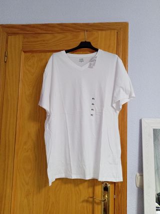 Camiseta Kiabi Blanca Talla XL