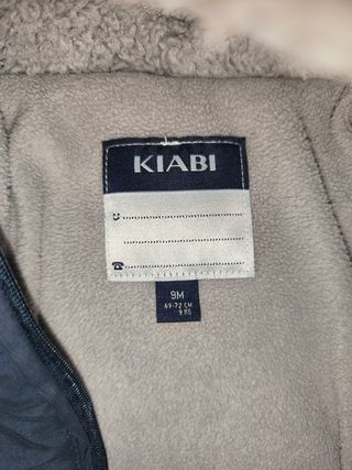 Chaqueta-saco bebé Kiabi 9 meses