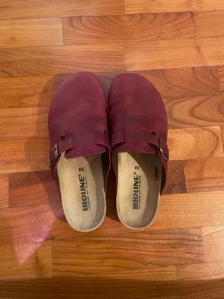 Ciabatte donna BIOLINE rosse taglia 39