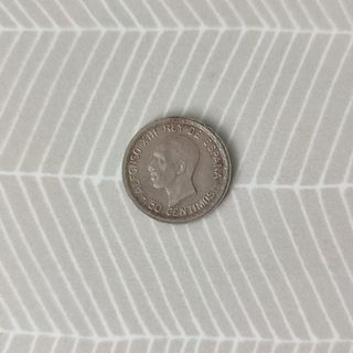 50 Céntimos 1926 - España - Plata 
