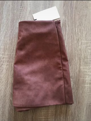 Falda pantalón Zara marrón