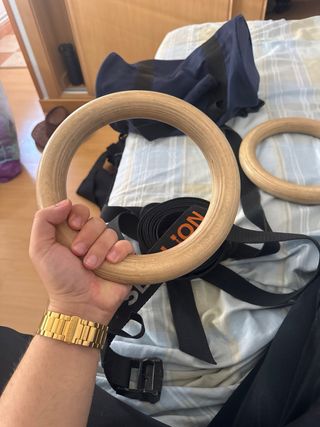 Anillas Madera Gimnasia Billion