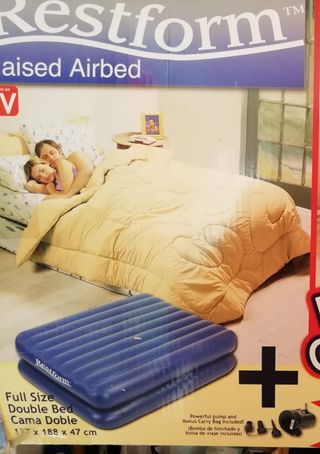Colchón Hinchable Restform Doble + Bomba