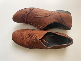 Mocasines marrones con cordones