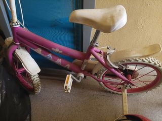 Bicicleta infantil niña rosa rodado 16