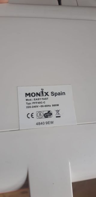 Horno de cocción eléctrico Monix