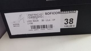 Zapatos Lodi Morados con Corazón Brillante