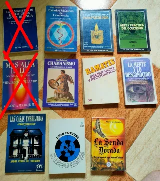 Gran lote libros misterio paranormal esoterismo
