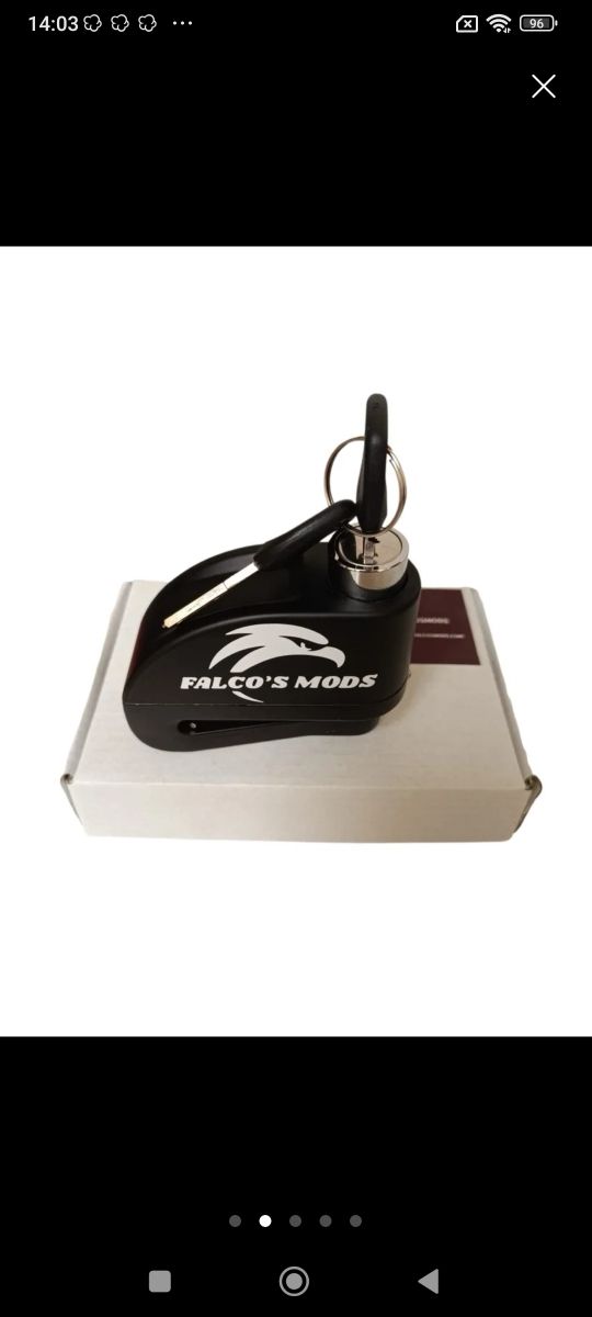 Candado Alarma Moto Falco's Mods