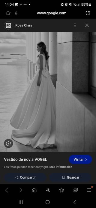 Vestido de Novia Rosa Clara VOGEL 