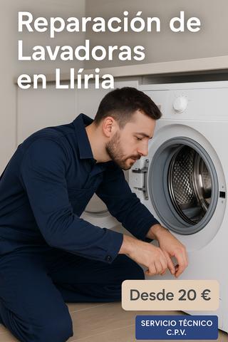Reparación de lavadoras en Llíria – Técnico a domi