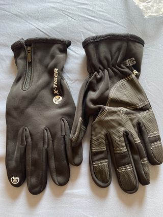 Guantes X-Tiger Negros con Cremallera