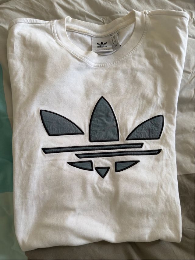Camiseta Adidas Blanca Logo Trefoil