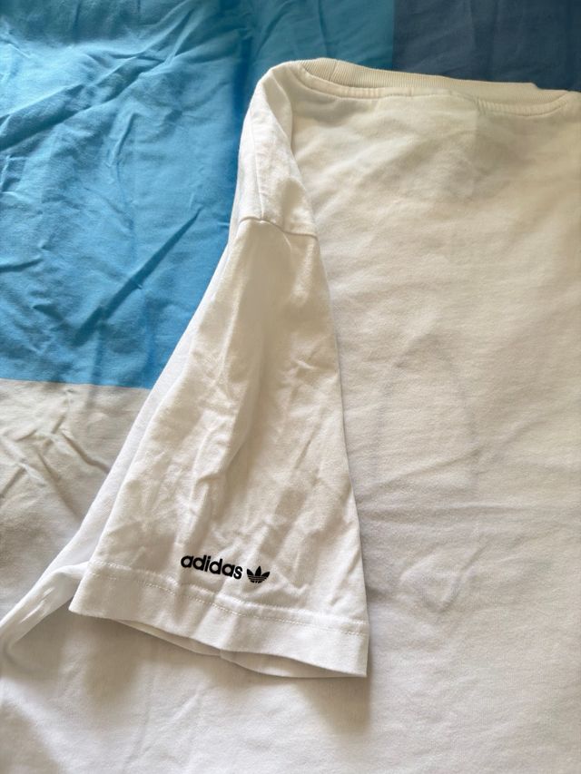 Camiseta Adidas Blanca Logo Trefoil