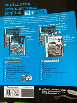 Burlington International Eng B1+ Ej 2ed