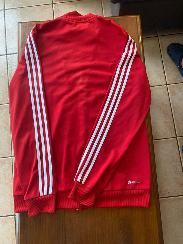 Sudadera Adidas Roja Talla S