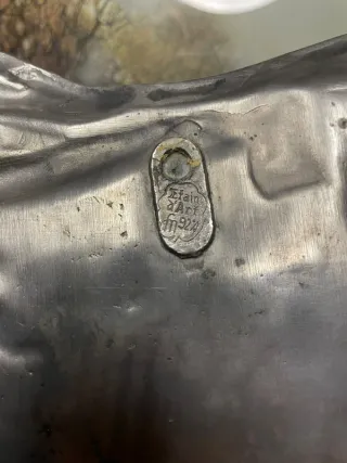 Piatto Decorativo Étain d'Art Art Nouveau