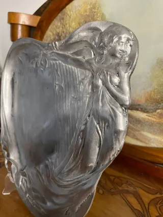 Piatto Decorativo Étain d'Art Art Nouveau