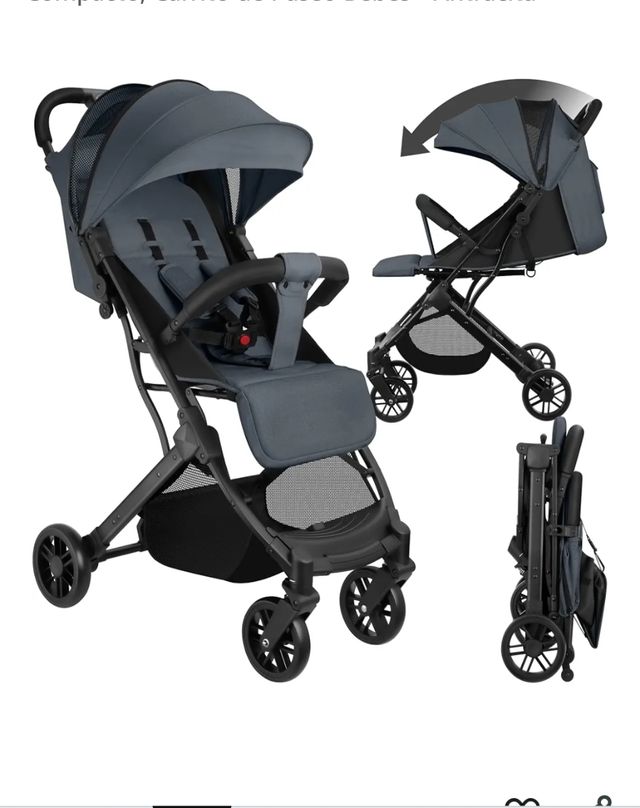 Carro de bebé TecTake Antracita