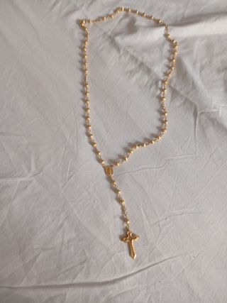 Cadena de oro 18k con cruz