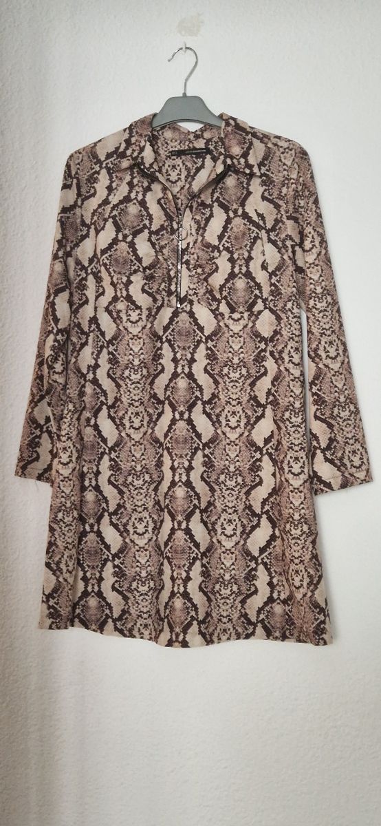 Vestido estampado serpiente Sfera