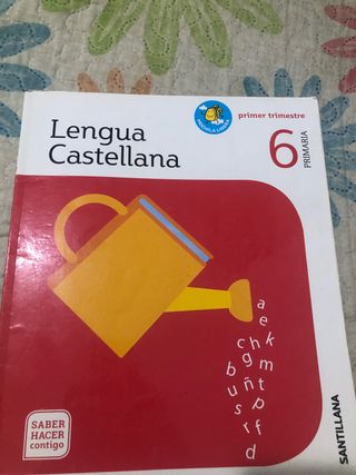 libro de lengua de primer trimestre 6 de primaria