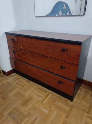 Cómoda Mid Century Madera