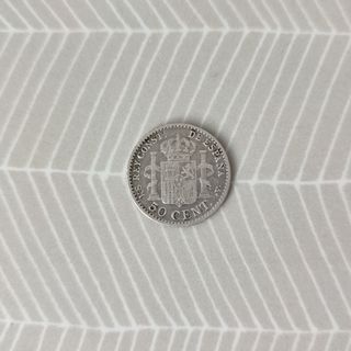 50 Céntimos 1904 SM-V - España - Plata 