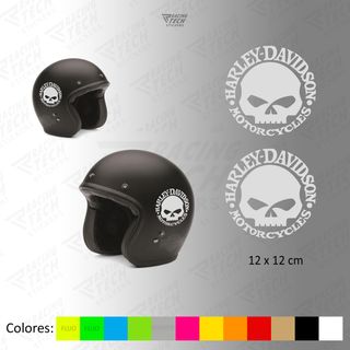 Pegatinas Harley Davidson casco