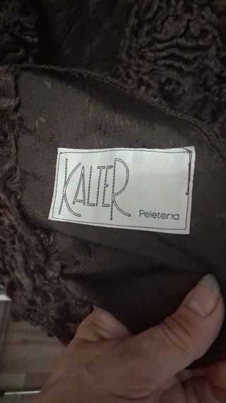 Chaqueta ante reversible marrón