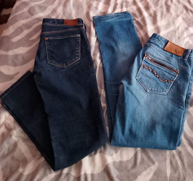 Pantalones vaqueros azules