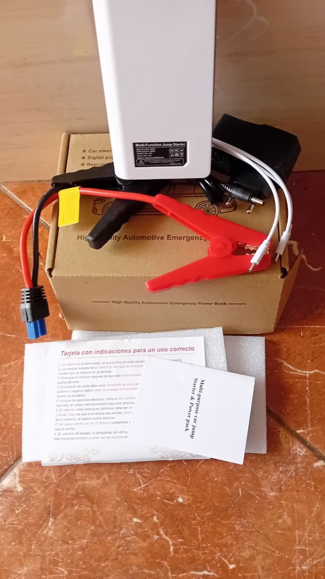 Arrancador de Coche Multifunción+Bateria