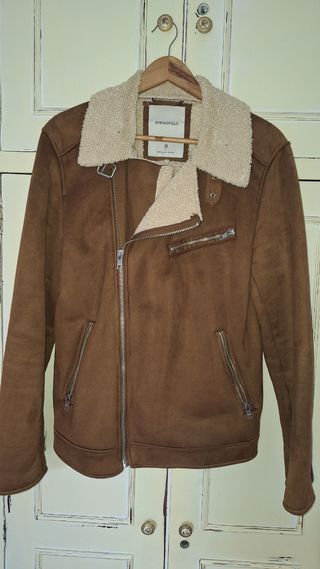 Chaqueta Springfield Ante Marrón Borrego Talla M