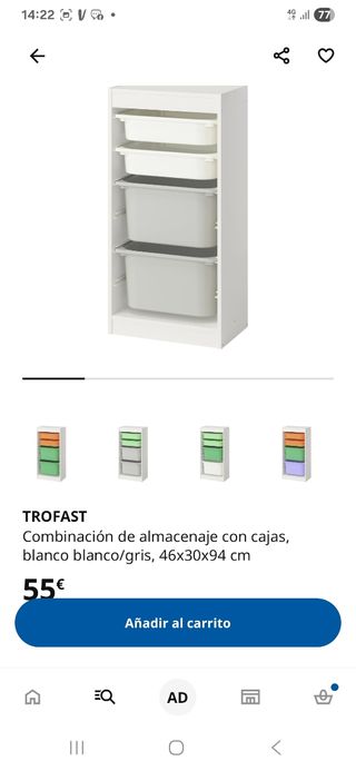 Mobili portaoggetti per bambini IKEA TROFAST