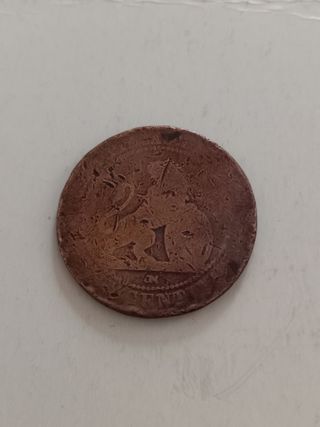 Moneda 10 céntimos 1870