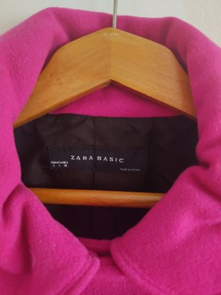 Chaqueta Zara Botones Rosa