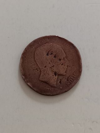Moneda 10 céntimos 1877