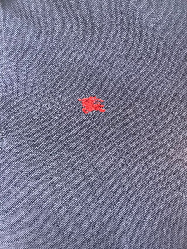 Polo Burberry Azul Marino Original 