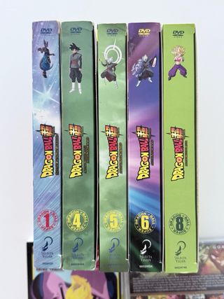 Dragon Ball Super Serie DVD Español.